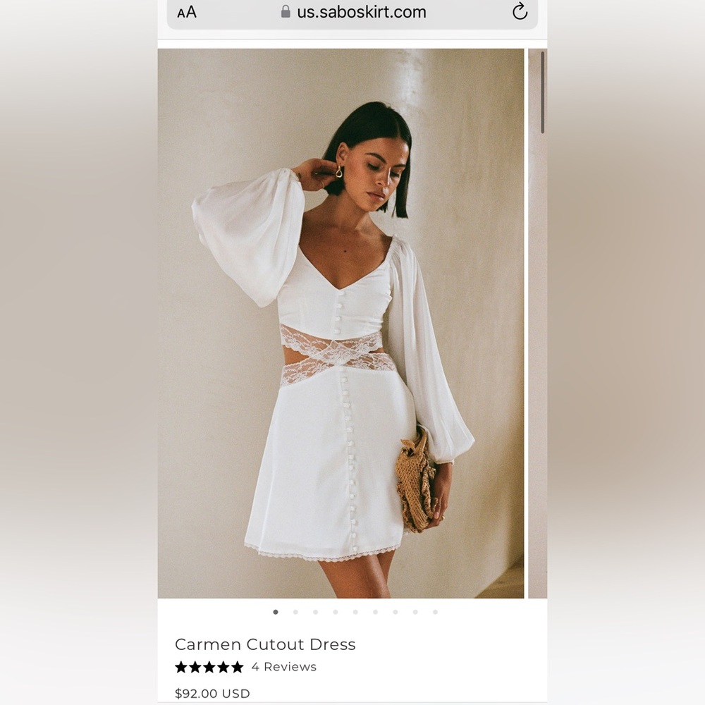 SABO Skirt Carmen Cutout Dress